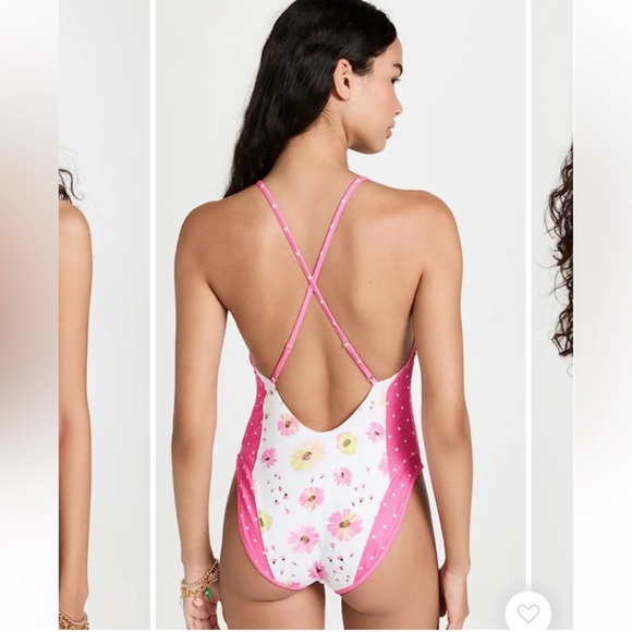 NWOT LoveShackFancy Shailee One Piece Swimsuit - Picture 4 of 4
